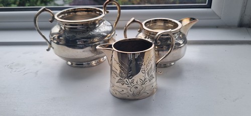 Pieces silver plate 2 by - of, plate,