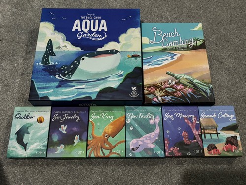 Aqua garden board game - board, beach