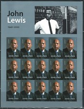 Mint US John Lewis Pane of 15