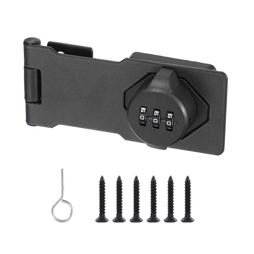 Combination rotary hasp - combination,