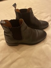 Harry Hall Buxton Black Leather Jodhpur Ankle Boots UK 5