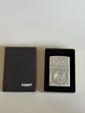 Silver Yin Yang Zippo Lighter
