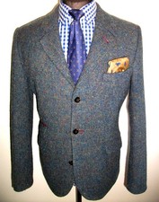 JOULES HARRIS TWEED Hacking Norfolk FIELD JACKET BLAZER 40 WOOL Suit SPORT COAT