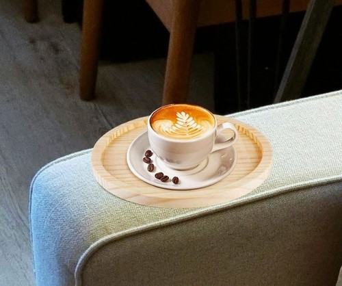 Foldable clip side table - clip-on,