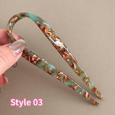 Hair Pins, U Shaped French Hair Stick Fork for Buns, Flyaways, Styling UK