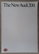 Audi 200 Saloon Brochure 1984 - 2.2  2.2 Turbo