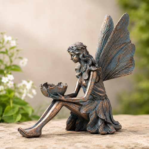 Antique bronze fairy garden - antique,