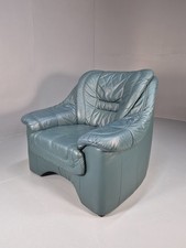 1980s Vintage Green Leather