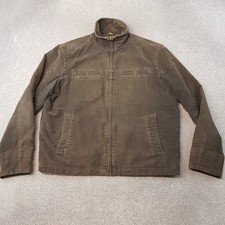 Mens jacket large green - m&s,
