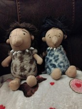 Jellycat Prehistoric Nev & Elma Caveman & Cavewoman BNWT