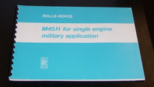ROLLS-ROYCE M45H FOR SINGLE ENGINE MILITARY APPLICATION BROCHURE TS1974  1977
