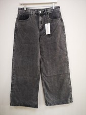 Pixie Girl Grey Wash Wide Leg Jean 