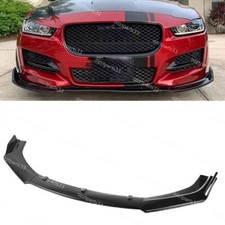 Glossy Black Front Bumper Lip Sport Splitter Body Kit For Jaguar XE XJ XF UO
