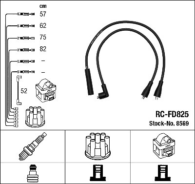 New ignition cable kit for - cable,