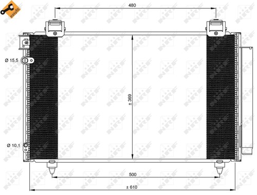 35592 nrf condenser - 35592, air