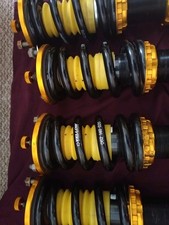 coilovers yellow speed racing rear left 