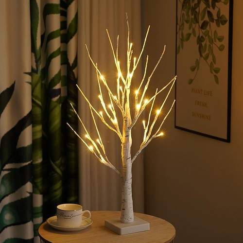 White twig christmas tree with - twig,