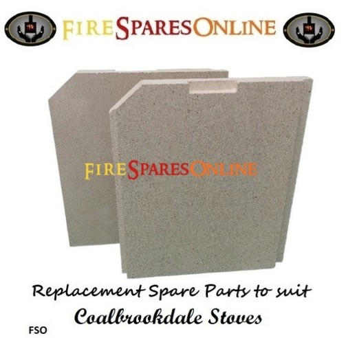 One pair side fire bricks - of,