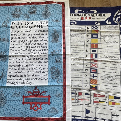 Two nautical themed vintage - two,