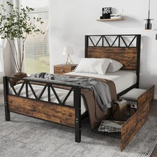 3ft Single Bed Solid Bed Frame