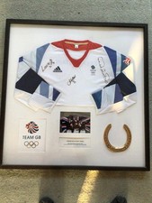 Framed shirt, 2012 Olympic dressage team gold medal winners