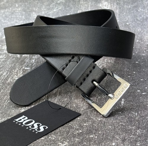 Hugo boss men black - men, leather