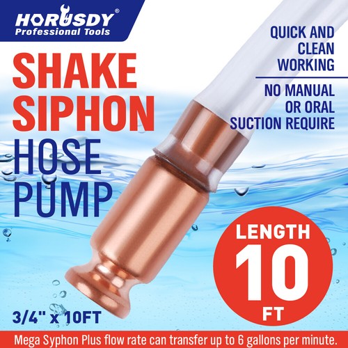 10ft jiggler siphon - jiggler, pump