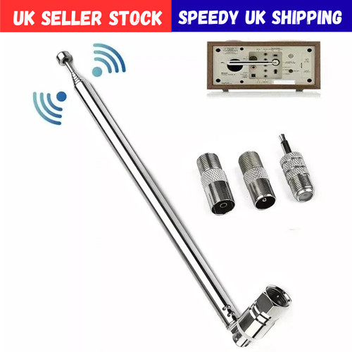 Telescopic dab radio aerial - radio,