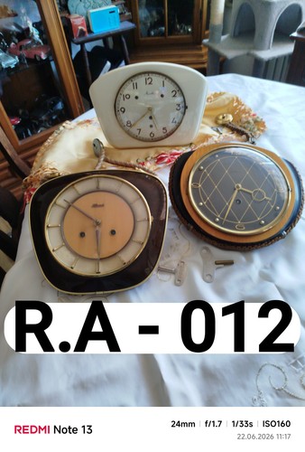 Set vintage wall - wall, clocks