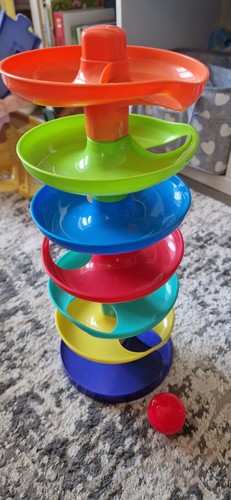 Rainbow marble tower - rainbow,