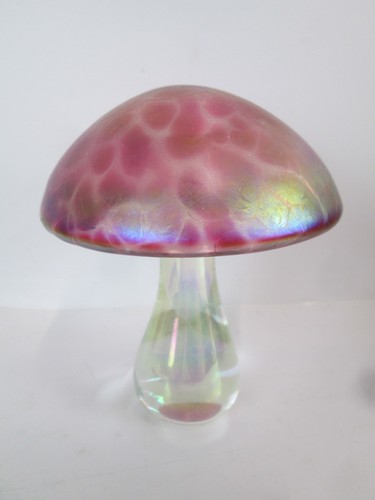 Pink iridescent art - pink, glass