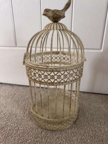 Bird cage candle display - bird,