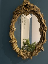 Vintage French Floral Oval