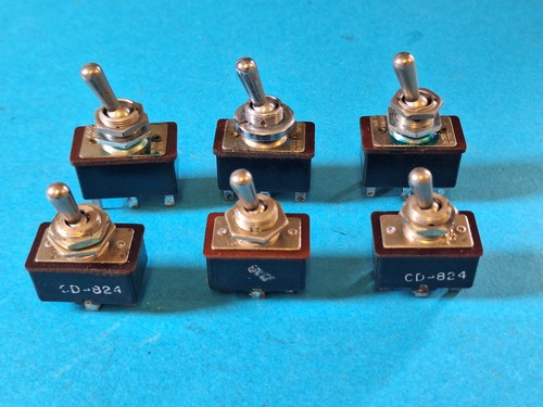 Toggle switches dpdt 3 of - ~,