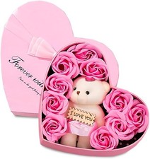 Teddy bear rose gift box - teddy,