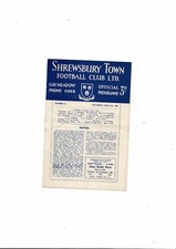 1955/56 Shrewsbury Town v