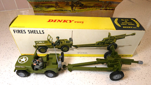 Dinky toys 615 jeep - dinky, u.s.