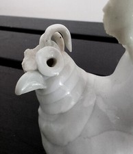 Vintage Ornament Collectable Rosemary Wren White Porcelain Bird Sculpture