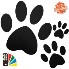 25 DOG PAW PRINT STICKERS