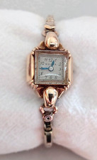 1947 BULOVA Her Excellency Ladies wristwatch 10K GOLD FILLED repair parts scrap!