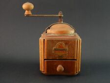 Rare Antique Art Deco Wooden Coffee Grinder by Zassenhaus Mokka