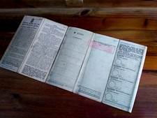 1948 NORTON MOTORBIKE + SIDECAR, BUFF BOOK,RF60,MEMORABILIA,NOT CANCELLED