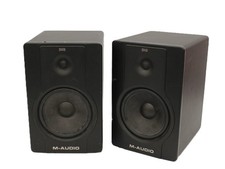 M-AUDIO BX8 D2 Studio Monitor Speakers, 130-Watt, Black - K25