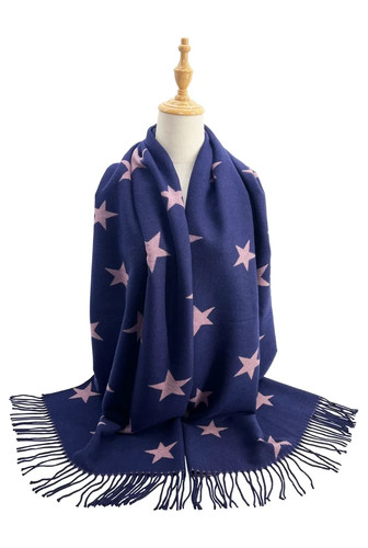 Ladies star print - ladies, wool