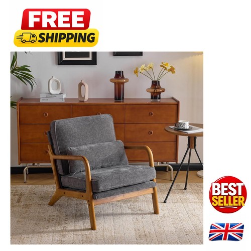 Curved arm mid century lounge - curved,
