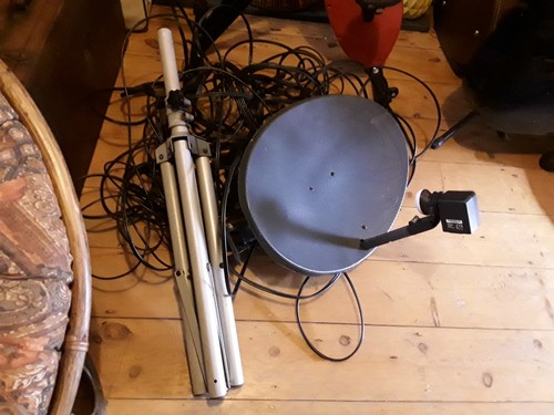 Satellite dish and twin - dish,