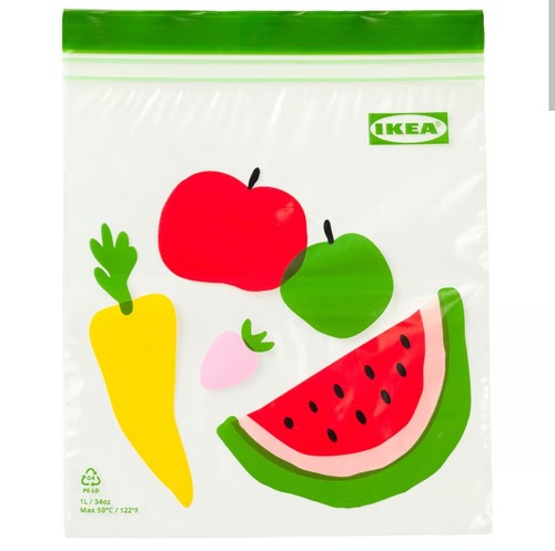 Ikea resealable food - resealable,
