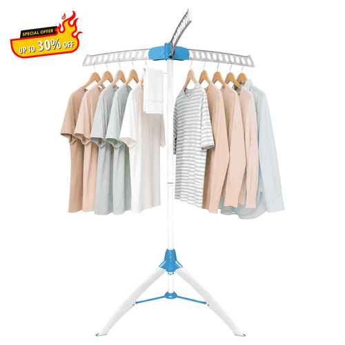 Clothes airer drying - clothes,