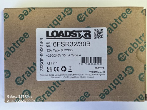 Crabtree loadstar 6fsr32 30b - crabtree,