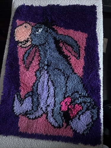 Eeyore handmade latchhook - eeyore,